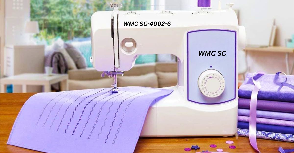 Discover amazing creativity with the WMC SC-4002-6 sewing machine!