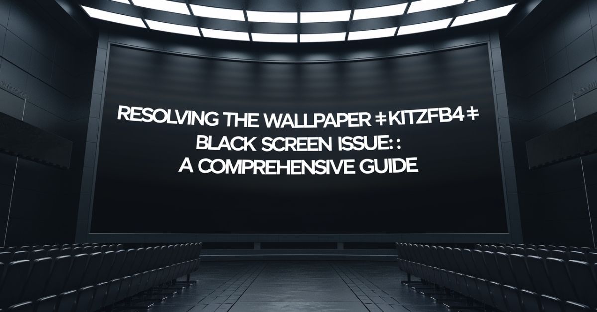 Wallpaper:75hrkitzfb4= Black Screen