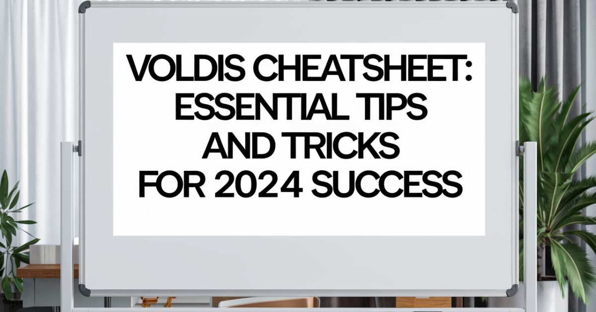 Voldis Cheatsheet